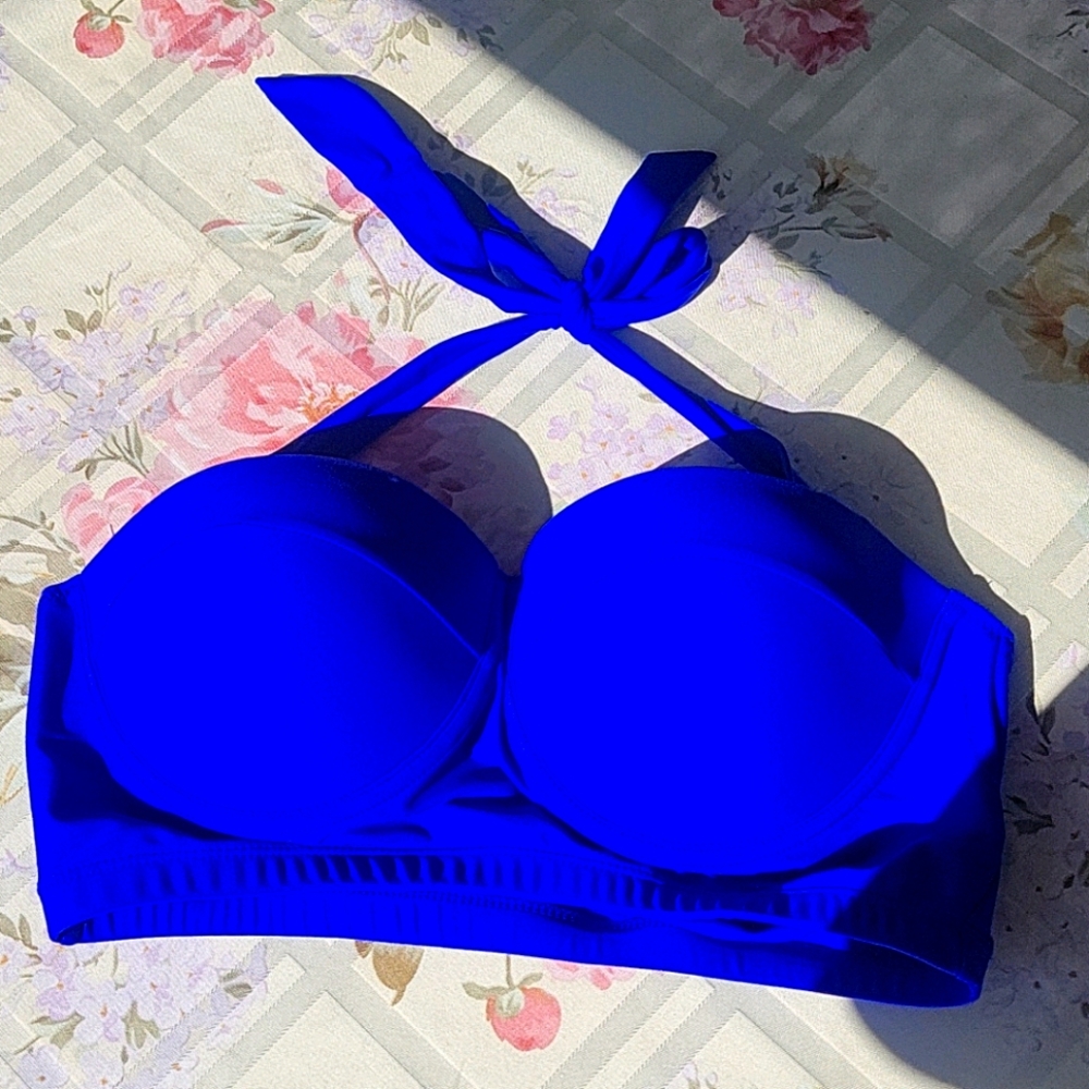 *Brand New* Royal Blue Bikini TOP Size L